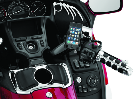 Kuryakyn Tech Connect Standard Cradle For Perch Mount Black Kuryakyn Phone Holders  AXOPROS