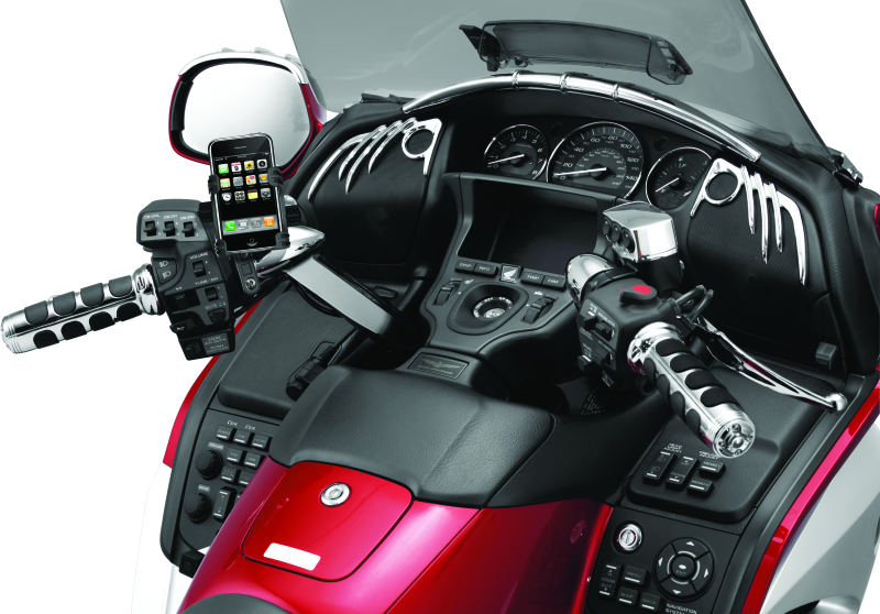 Kuryakyn Tech Connect Standard Cradle For Perch Mount Black Kuryakyn Phone Holders  AXOPROS