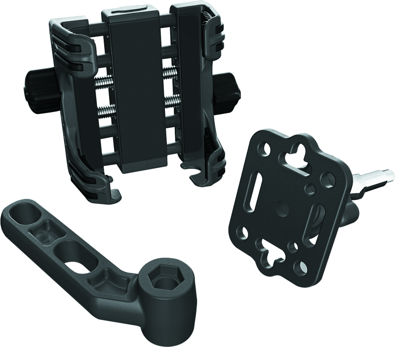 Kuryakyn Tech Connect Standard Cradle For Perch Mount Black Kuryakyn Phone Holders  AXOPROS