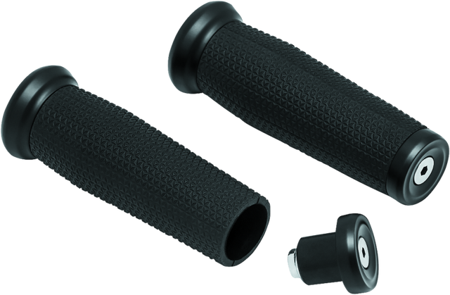 Kuryakyn Thresher Grip Metric Black Kuryakyn Grips  AXOPROS