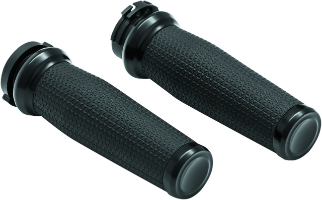 Kuryakyn Thresher Grips Dual Cable Black Kuryakyn Grips  AXOPROS