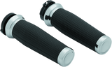 Kuryakyn Thresher Grips Dual Cable Chrome Kuryakyn Grips  AXOPROS