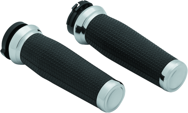 Kuryakyn Thresher Grips Dual Cable Chrome Kuryakyn Grips  AXOPROS