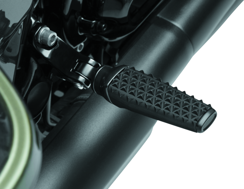 Kuryakyn Thresher Pegs With Adapter Black Kuryakyn Footpegs  AXOPROS