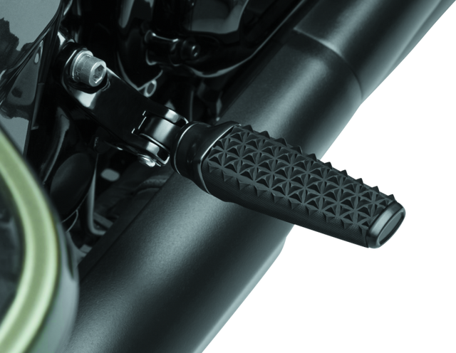 Kuryakyn Thresher Pegs With Adapter Black Kuryakyn Footpegs  AXOPROS