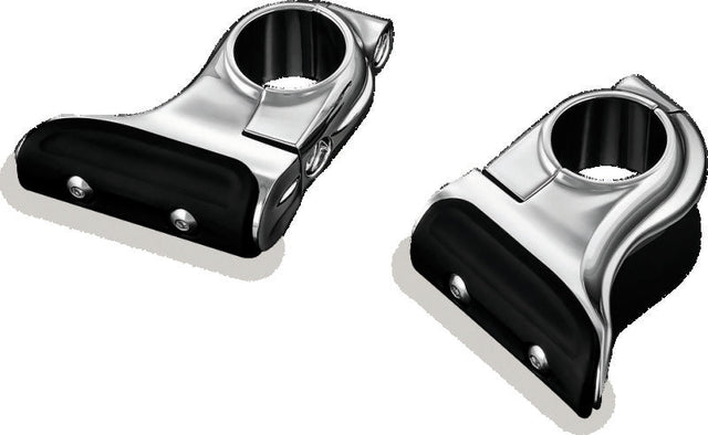 Kuryakyn Toe Rest Cruise Pegs Chrome (Pair) Kuryakyn Footpegs  AXOPROS