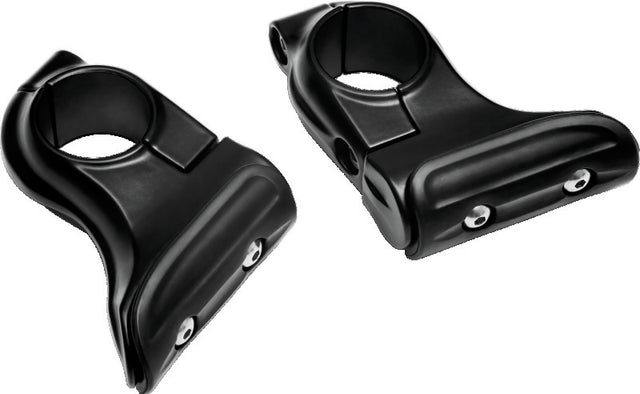Kuryakyn Toe Rest Cruise Pegs Satin Black (Pair) Kuryakyn Footpegs  AXOPROS