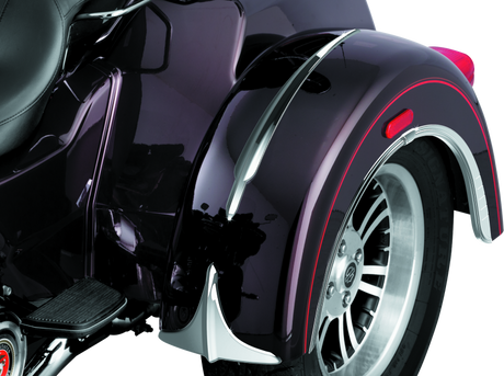 Kuryakyn Top Fender Accent For Trikes Chrome Kuryakyn Exterior Trim  AXOPROS