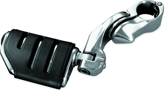Kuryakyn Tour Tech Trident Dually 4in Back Arm With 1-1/4in Clamps Chrome Kuryakyn Footpegs  AXOPROS
