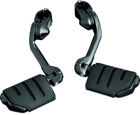 Kuryakyn Tour Tech Trident Dually 6in Back Arm With 1-1/4in Clamps Black Kuryakyn Footpegs  AXOPROS