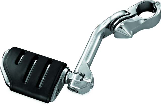 Kuryakyn Tour Tech Trident Dually 6in Back Arm With 1-1/4in Clamps Chrome Kuryakyn Footpegs  AXOPROS