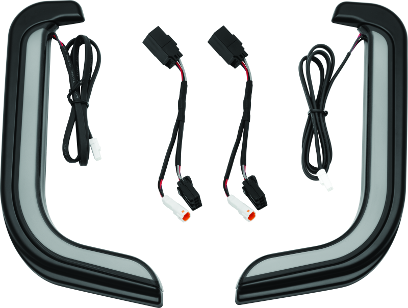 Kuryakyn Tracer LED Fairing Lower Accents Black Kuryakyn Light Bars & Cubes  AXOPROS