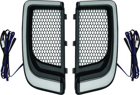 Kuryakyn Tracer Lower Fairing Grill Black Kuryakyn Exterior Trim  AXOPROS