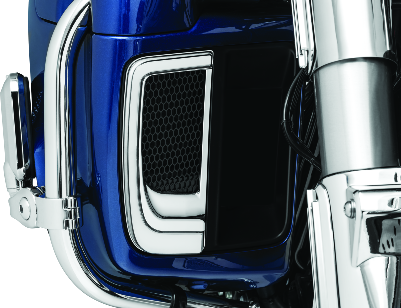 Kuryakyn Tracer Lower Fairing Grill Chrome Kuryakyn Exterior Trim  AXOPROS