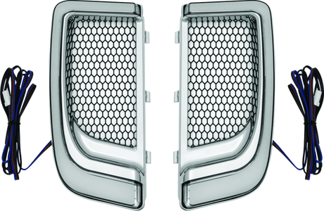 Kuryakyn Tracer Lower Fairing Grill Chrome Kuryakyn Exterior Trim  AXOPROS
