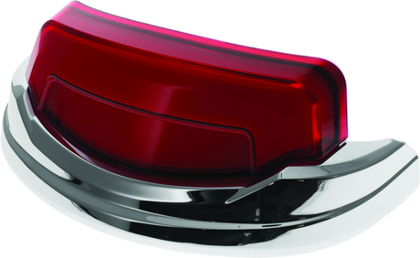 Kuryakyn Tracer Rear Fender Tip Light Chrome Red Lens Kuryakyn Exterior Trim  AXOPROS