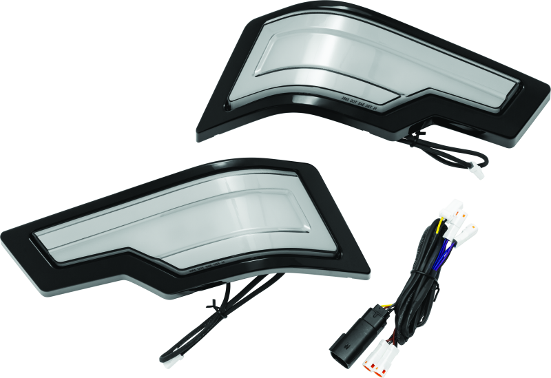 Kuryakyn Tracer Tour Pak Rear Lights Black Smoke Lens Kuryakyn Tail Lights  AXOPROS