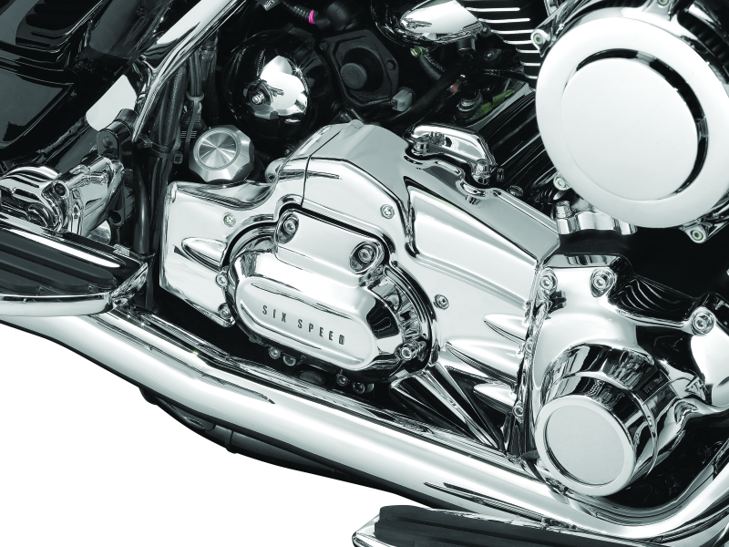 Kuryakyn Transmission Shroud 07-08 Touring with True Dual Exhaust Kuryakyn Exterior Trim  AXOPROS