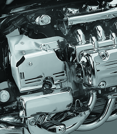 Kuryakyn Transmission Side Cover Set 97-04 Honda Valkyrie Chrome Kuryakyn Exterior Trim  AXOPROS