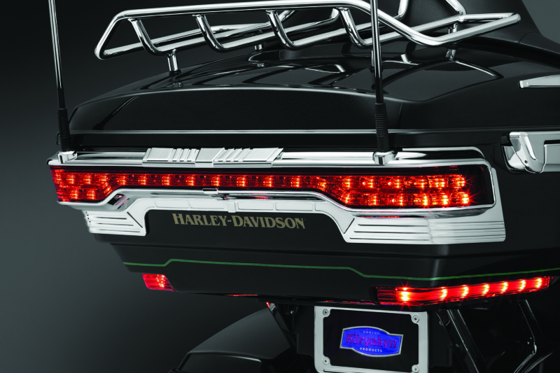 Kuryakyn Tri-Line Accent For Rear Tour-Pak Light Chrome Kuryakyn Tail Lights  AXOPROS