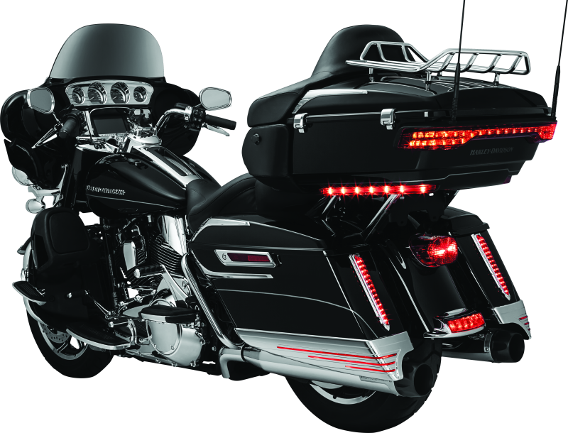 Kuryakyn Tri-Line Gauge Trim 14-Up Touring Models Chrome Kuryakyn Gauges  AXOPROS