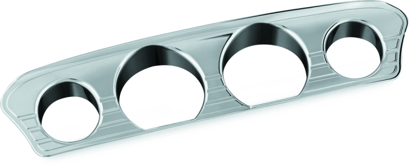 Kuryakyn Tri-Line Gauge Trim 14-Up Touring Models Chrome Kuryakyn Gauges  AXOPROS