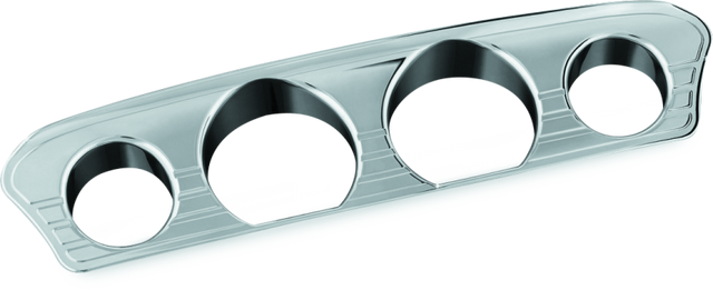 Kuryakyn Tri-Line Gauge Trim 14-Up Touring Models Chrome Kuryakyn Gauges  AXOPROS