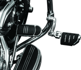 Kuryakyn Trident Dually Longhorn Offset  1-1/4inch Clamp Chrome Kuryakyn Footpegs  AXOPROS