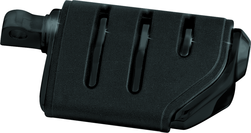 Kuryakyn Trident Dually Peg With Male Adapter Gloss Black Kuryakyn Footpegs  AXOPROS