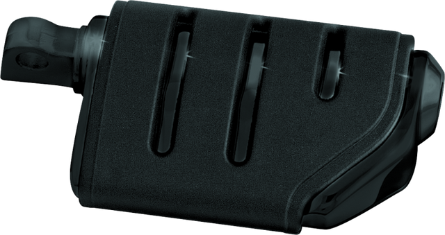 Kuryakyn Trident Dually Peg With Male Adapter Gloss Black Kuryakyn Footpegs  AXOPROS