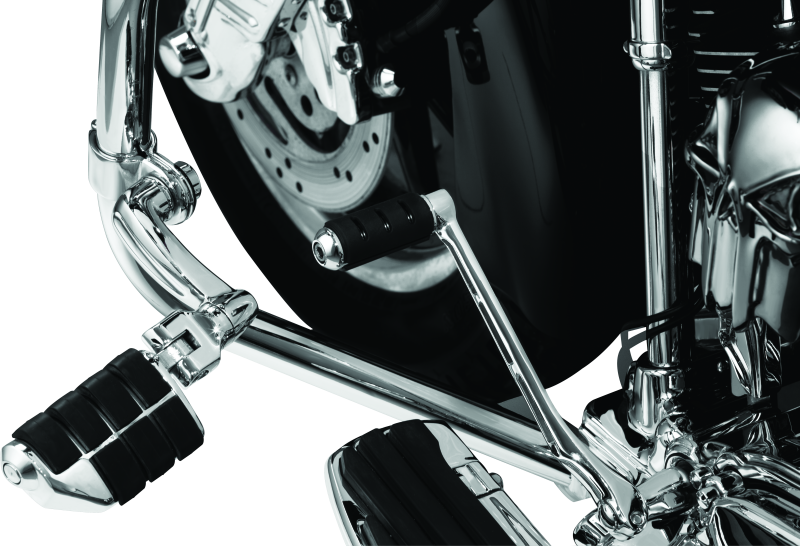 Kuryakyn Trident Shift Peg Longhorn Chrome Kuryakyn Footpegs  AXOPROS