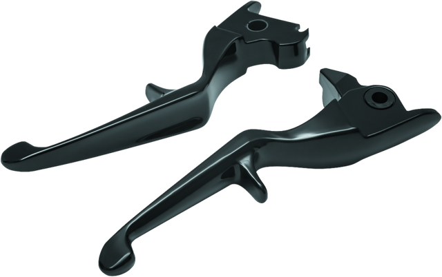 Kuryakyn Trigger Levers 14-16 Touring Gloss Black Kuryakyn Levers  AXOPROS