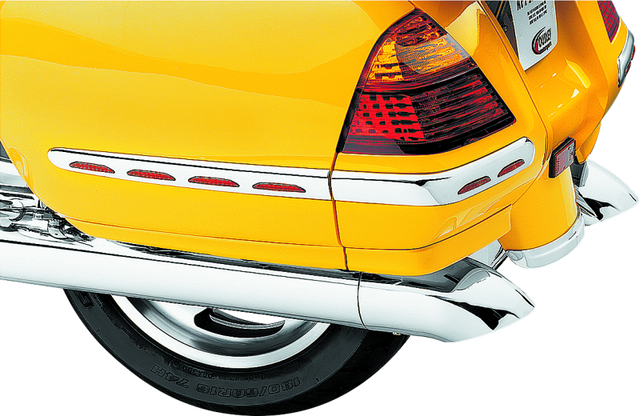 Kuryakyn Turndown Exhaust Extensions 01-17 Honda GL1800 Chrome Kuryakyn Powersports Exhausts  AXOPROS