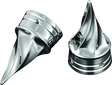 Kuryakyn Twisted Axle Caps Chrome Kuryakyn Hardware - Singles  AXOPROS