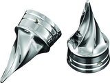 Kuryakyn Twisted Axle Caps Chrome Kuryakyn Hardware - Singles  AXOPROS