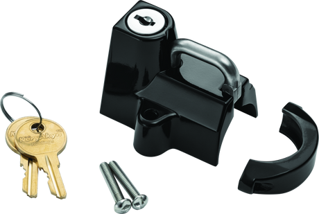 Kuryakyn Universal Helmet Lock 7/8-1-1/4 Black Kuryakyn Helmets and Accessories  AXOPROS