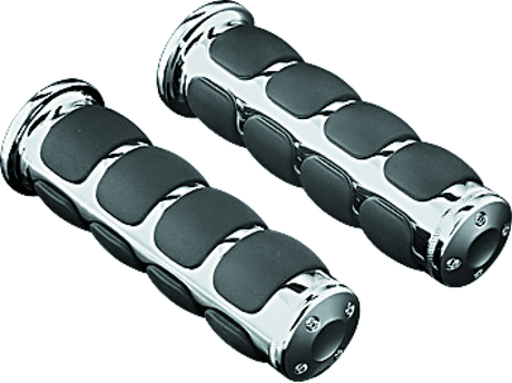 Kuryakyn Universal ISO Grip 1inch Bars Chrome Kuryakyn Grips  AXOPROS