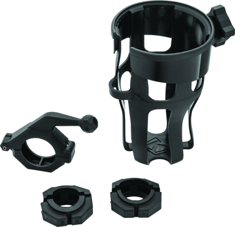 Kuryakyn Universal Reflex Drink Holder With Bar Mount Black Kuryakyn Cup Holders  AXOPROS