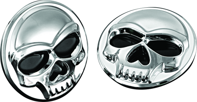 Kuryakyn Universal Zombie Medallions 2in Diameter Chrome Kuryakyn Exterior Trim  AXOPROS