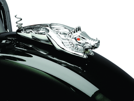 Kuryakyn Wild Boar Fender Ornament Chrome Kuryakyn Exterior Trim  AXOPROS