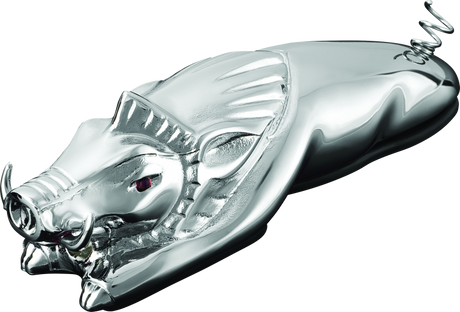 Kuryakyn Wild Boar Fender Ornament Chrome Kuryakyn Exterior Trim  AXOPROS