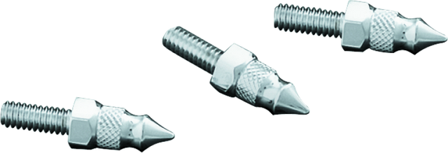 Kuryakyn Windshield Mount Spikes 1/4-20X5/8in 96-13 Touring Chrome Kuryakyn Hardware Kits - Other  AXOPROS