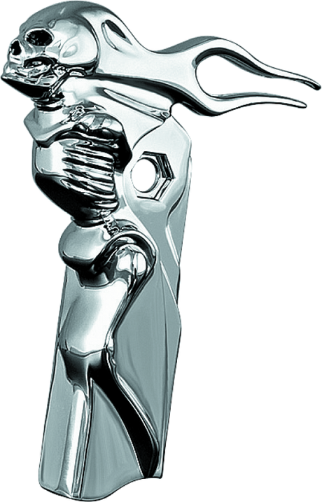 Kuryakyn Zombie Front Shift Arm Cover 82-16 Touring Chrome Kuryakyn Exterior Trim  AXOPROS
