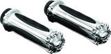 Kuryakyn Zombie Grips Throttle-By-Wire Chrome Kuryakyn Grips  AXOPROS