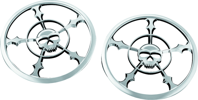 Kuryakyn Zombie Speaker Grill 14-Up Touring Chrome Kuryakyn Exterior Trim  AXOPROS
