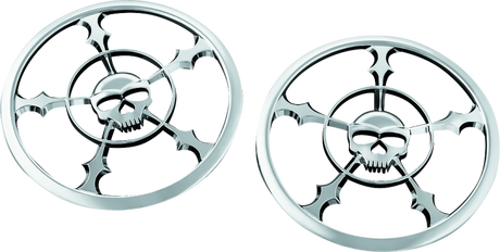 Kuryakyn Zombie Speaker Grill 14-Up Touring Chrome Kuryakyn Exterior Trim  AXOPROS