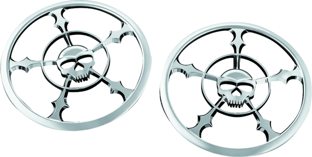 Kuryakyn Zombie Speaker Grill 14-Up Touring Chrome Kuryakyn Exterior Trim  AXOPROS