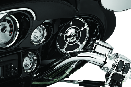 Kuryakyn Zombie Speaker Grills Chrome Kuryakyn Exterior Trim  AXOPROS