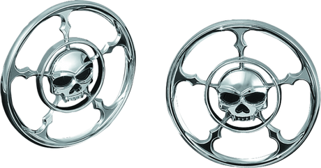 Kuryakyn Zombie Speaker Grills Chrome Kuryakyn Exterior Trim  AXOPROS