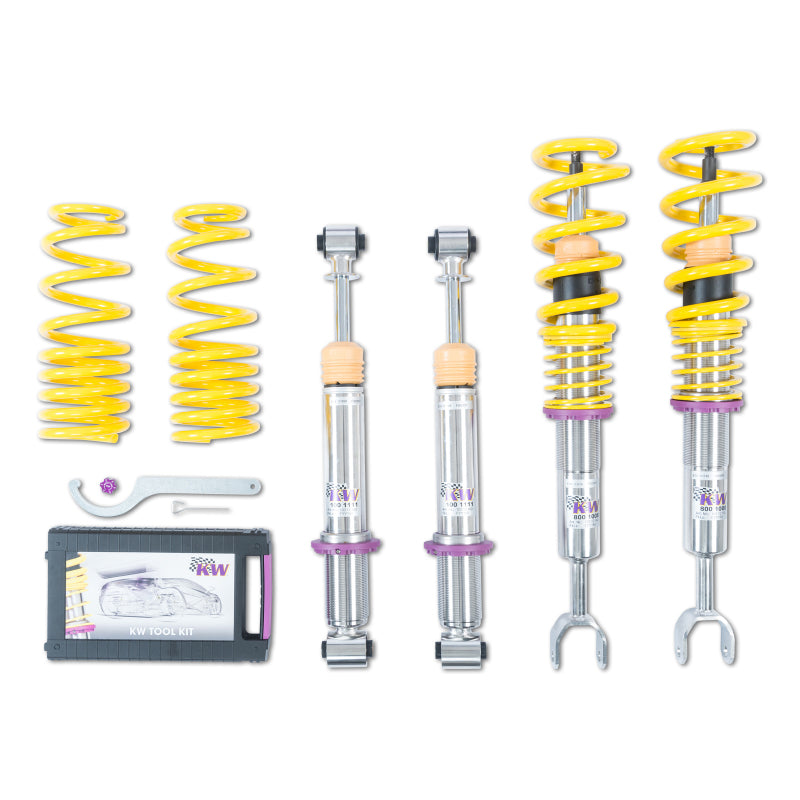 KW Coilover Kit V1 Audi A4 S4 (8D/B5 B5S) Sedan + Avant; Quattro incl. S4; all engines KW Coilovers  AXOPROS